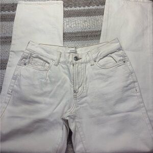 pacsun lowrise boyfriend Women's Cream Jeans